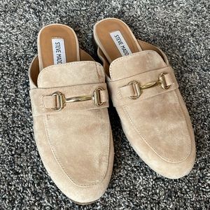 Steve Madden suede mule shoes